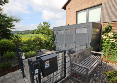 Ferienwohnung Kleve Burggarten Fahrradhaus Elektroanschluss